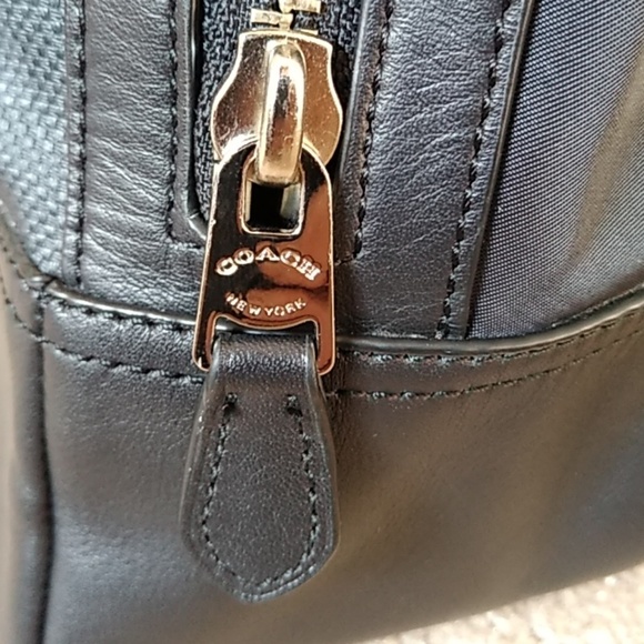 Coach mens army print laptop bag - Picture 6 of 8